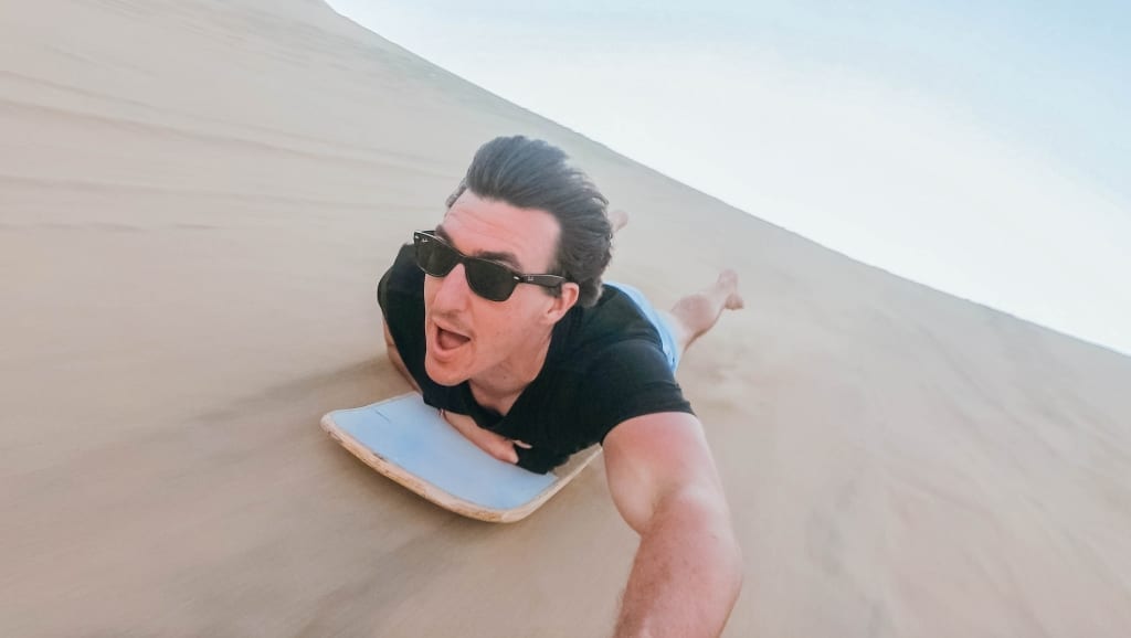 Sand Boarding Huacachina Peru