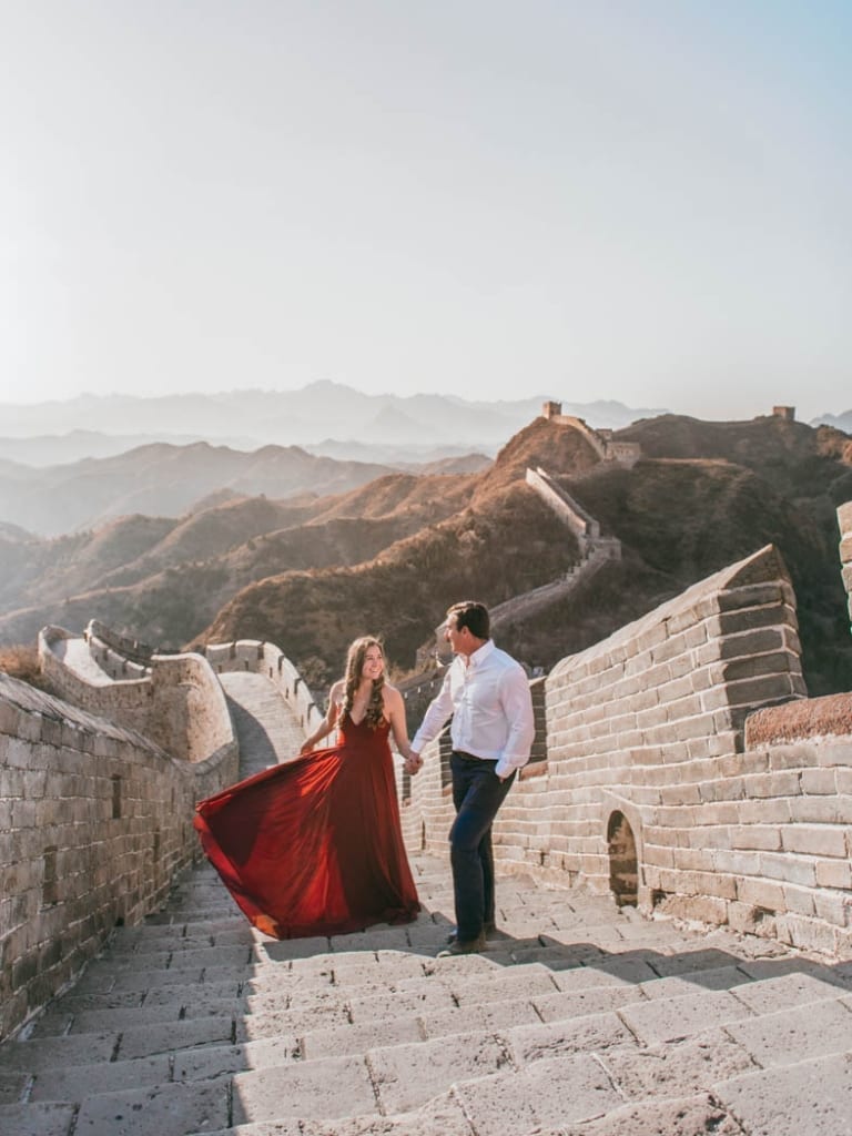 Jinshanling, Great Wall Of China Great Wall Of China Sunset